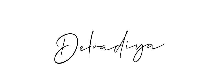 if you are searching for the best signature style for your name Delvadiya. so please give up your signature search. here we have designed multiple signature styles  using Allison_Script. Delvadiya signature style 2 images and pictures png