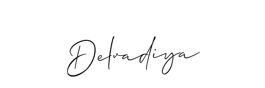 Also You can easily find your signature by using the search form. We will create Delvadiya name handwritten signature images for you free of cost using Allison_Script sign style. Delvadiya signature style 2 images and pictures png
