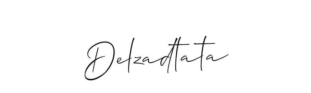 Also we have Delzadtata name is the best signature style. Create professional handwritten signature collection using Allison_Script autograph style. Delzadtata signature style 2 images and pictures png