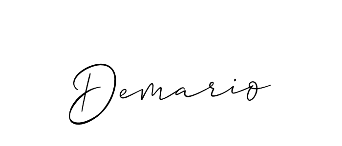 Best and Professional Signature Style for Demario. Allison_Script Best Signature Style Collection. Demario signature style 2 images and pictures png