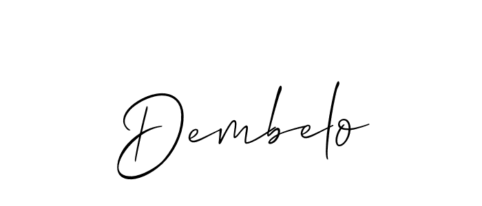 Similarly Allison_Script is the best handwritten signature design. Signature creator online .You can use it as an online autograph creator for name Dembelo. Dembelo signature style 2 images and pictures png