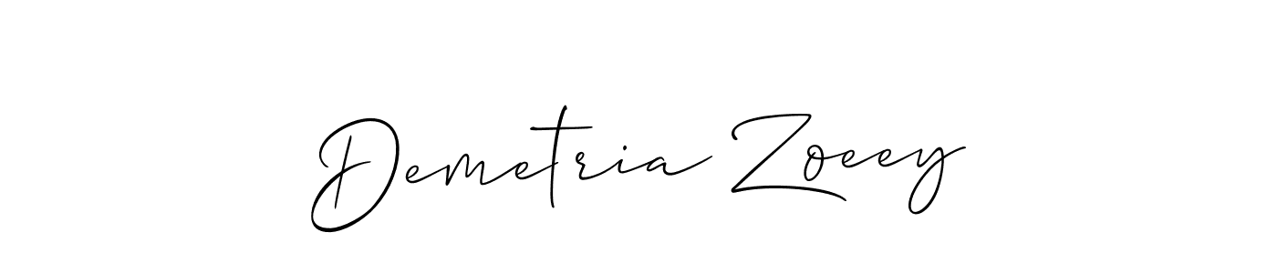 This is the best signature style for the Demetria Zoeey name. Also you like these signature font (Allison_Script). Mix name signature. Demetria Zoeey signature style 2 images and pictures png