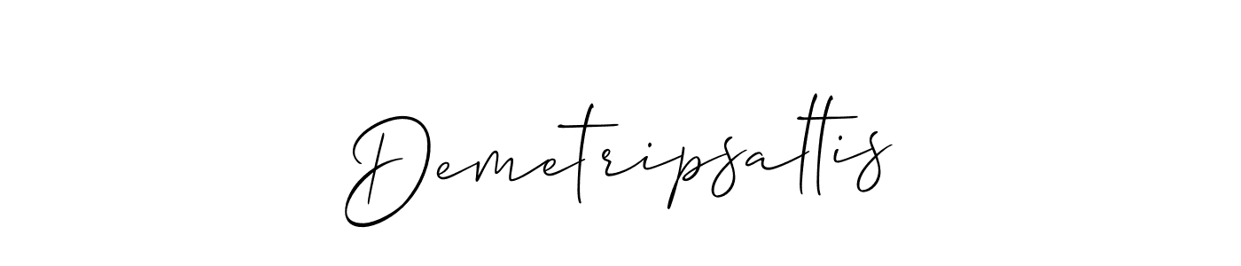 if you are searching for the best signature style for your name Demetripsaltis. so please give up your signature search. here we have designed multiple signature styles  using Allison_Script. Demetripsaltis signature style 2 images and pictures png