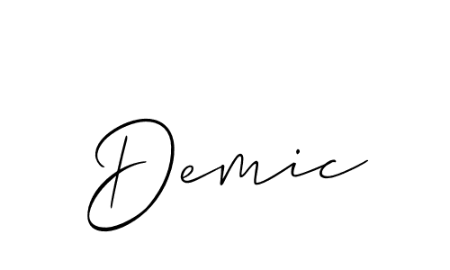 Here are the top 10 professional signature styles for the name Demic. These are the best autograph styles you can use for your name. Demic signature style 2 images and pictures png