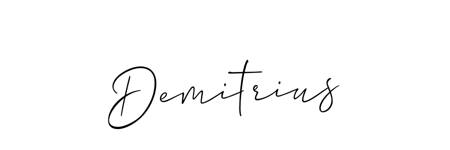 It looks lik you need a new signature style for name Demitrius. Design unique handwritten (Allison_Script) signature with our free signature maker in just a few clicks. Demitrius signature style 2 images and pictures png