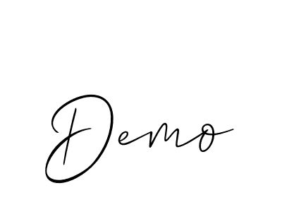 It looks lik you need a new signature style for name Demo. Design unique handwritten (Allison_Script) signature with our free signature maker in just a few clicks. Demo signature style 2 images and pictures png