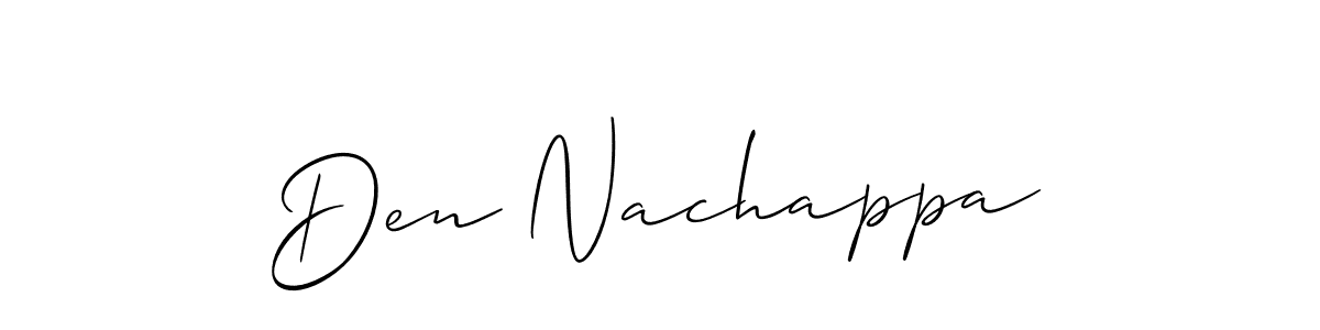 You can use this online signature creator to create a handwritten signature for the name Den Nachappa. This is the best online autograph maker. Den Nachappa signature style 2 images and pictures png