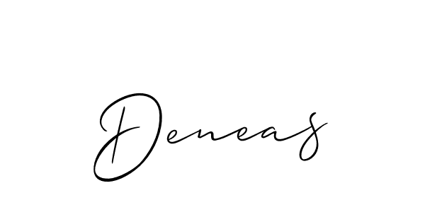 if you are searching for the best signature style for your name Deneas. so please give up your signature search. here we have designed multiple signature styles  using Allison_Script. Deneas signature style 2 images and pictures png