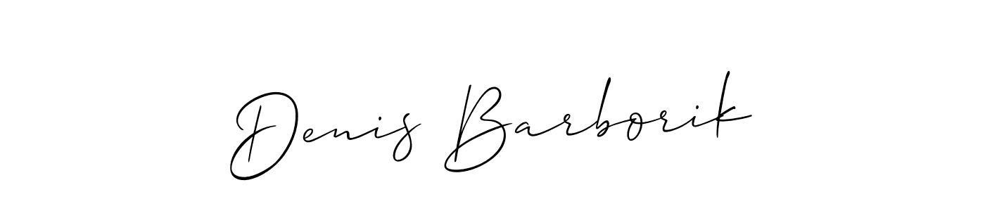 You can use this online signature creator to create a handwritten signature for the name Denis Barborik. This is the best online autograph maker. Denis Barborik signature style 2 images and pictures png