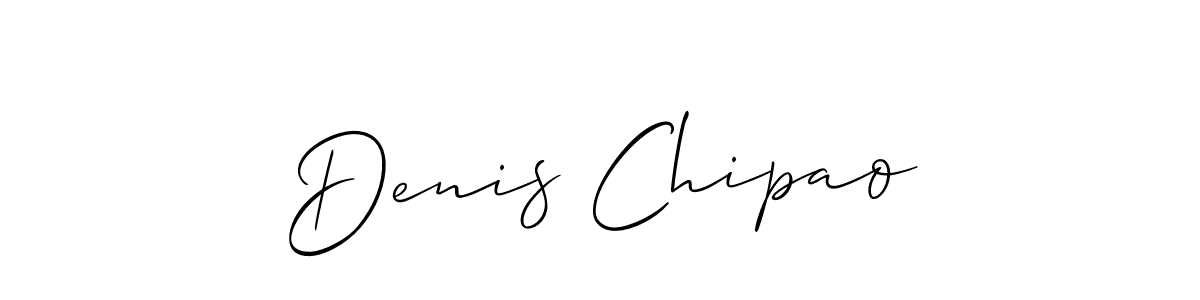 Make a beautiful signature design for name Denis Chipao. Use this online signature maker to create a handwritten signature for free. Denis Chipao signature style 2 images and pictures png