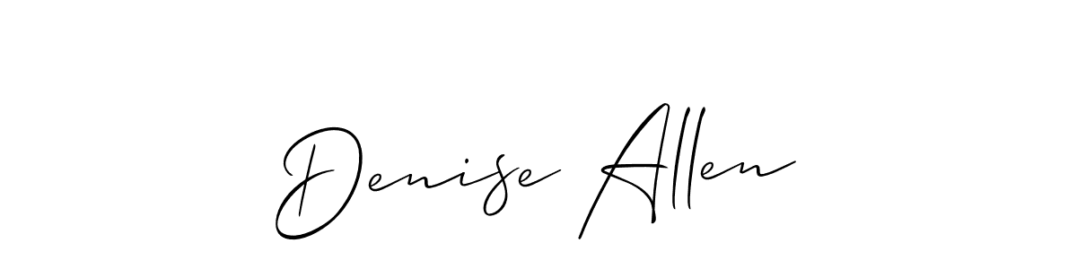 Once you've used our free online signature maker to create your best signature Allison_Script style, it's time to enjoy all of the benefits that Denise Allen name signing documents. Denise Allen signature style 2 images and pictures png