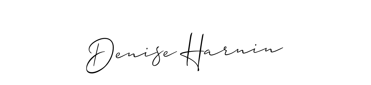 Make a short Denise Harnin signature style. Manage your documents anywhere anytime using Allison_Script. Create and add eSignatures, submit forms, share and send files easily. Denise Harnin signature style 2 images and pictures png