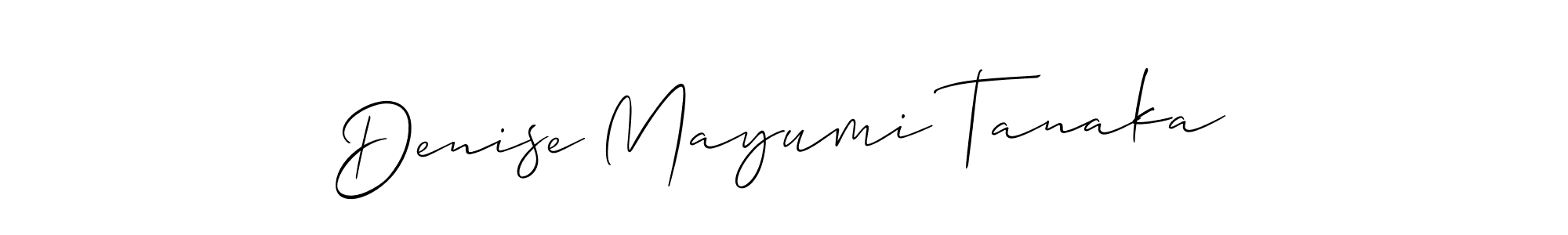 Make a beautiful signature design for name Denise Mayumi Tanaka. Use this online signature maker to create a handwritten signature for free. Denise Mayumi Tanaka signature style 2 images and pictures png
