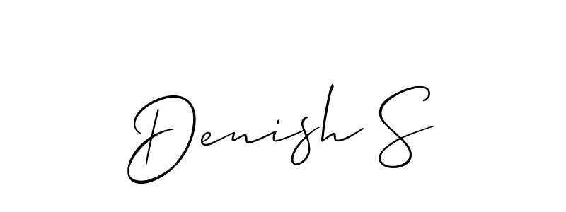 Best and Professional Signature Style for Denish S. Allison_Script Best Signature Style Collection. Denish S signature style 2 images and pictures png