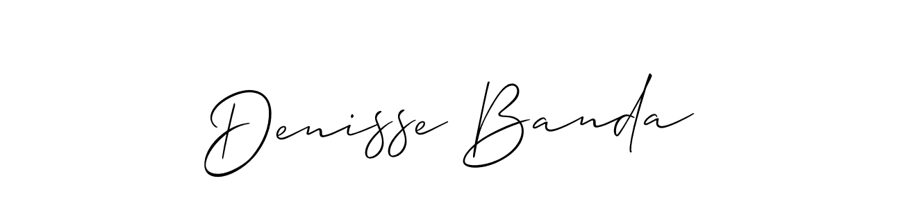 Best and Professional Signature Style for Denisse Banda. Allison_Script Best Signature Style Collection. Denisse Banda signature style 2 images and pictures png