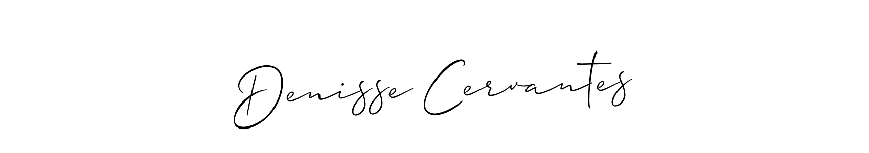 if you are searching for the best signature style for your name Denisse Cervantes. so please give up your signature search. here we have designed multiple signature styles  using Allison_Script. Denisse Cervantes signature style 2 images and pictures png