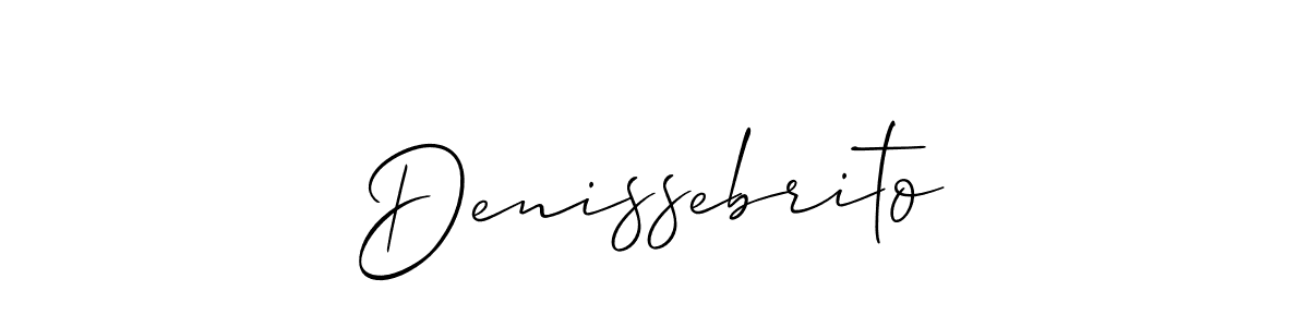 Make a beautiful signature design for name Denissebrito. Use this online signature maker to create a handwritten signature for free. Denissebrito signature style 2 images and pictures png