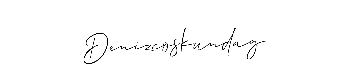 You can use this online signature creator to create a handwritten signature for the name Denizcoskundag. This is the best online autograph maker. Denizcoskundag signature style 2 images and pictures png