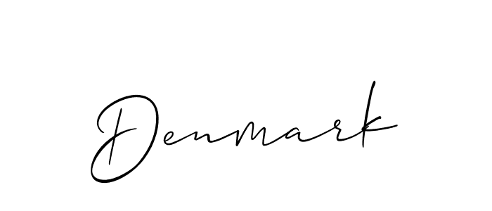 The best way (Allison_Script) to make a short signature is to pick only two or three words in your name. The name Denmark include a total of six letters. For converting this name. Denmark signature style 2 images and pictures png