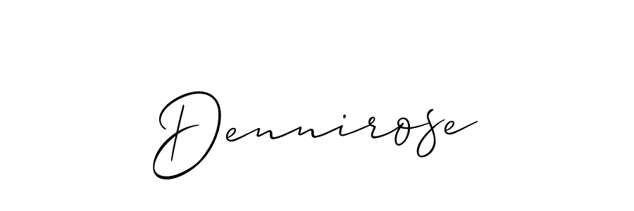 Once you've used our free online signature maker to create your best signature Allison_Script style, it's time to enjoy all of the benefits that Dennirose name signing documents. Dennirose signature style 2 images and pictures png