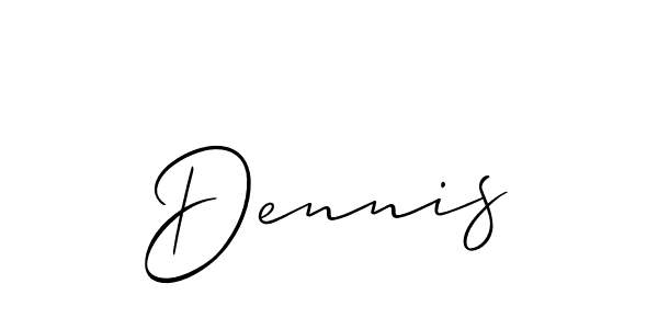 if you are searching for the best signature style for your name Dennis. so please give up your signature search. here we have designed multiple signature styles  using Allison_Script. Dennis signature style 2 images and pictures png