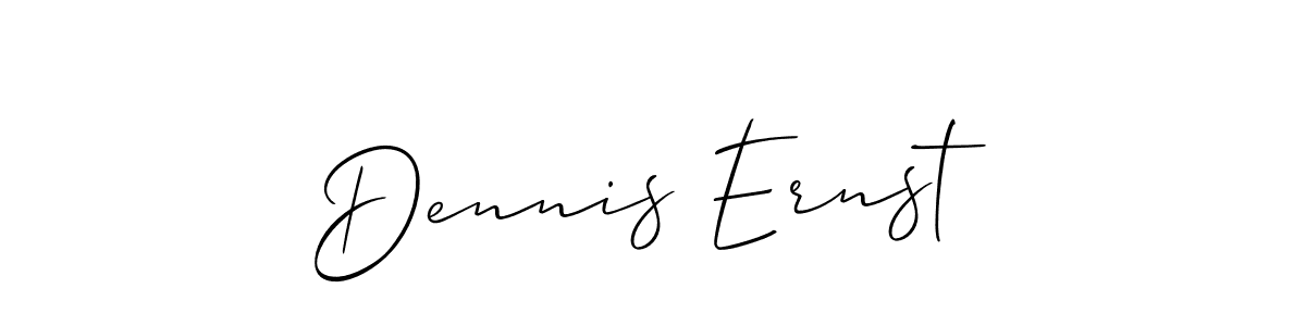 Also You can easily find your signature by using the search form. We will create Dennis Ernst name handwritten signature images for you free of cost using Allison_Script sign style. Dennis Ernst signature style 2 images and pictures png