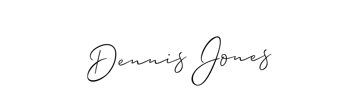 Allison_Script is a professional signature style that is perfect for those who want to add a touch of class to their signature. It is also a great choice for those who want to make their signature more unique. Get Dennis Jones name to fancy signature for free. Dennis Jones signature style 2 images and pictures png