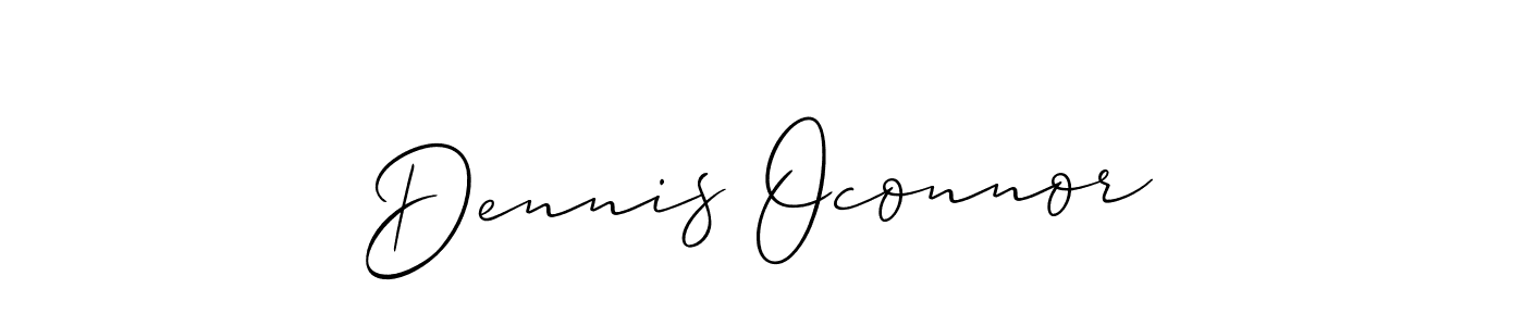 Make a short Dennis Oconnor signature style. Manage your documents anywhere anytime using Allison_Script. Create and add eSignatures, submit forms, share and send files easily. Dennis Oconnor signature style 2 images and pictures png