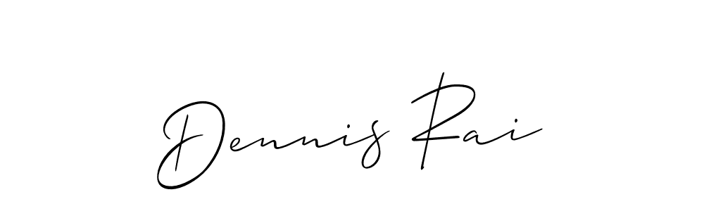 Make a beautiful signature design for name Dennis Rai. Use this online signature maker to create a handwritten signature for free. Dennis Rai signature style 2 images and pictures png