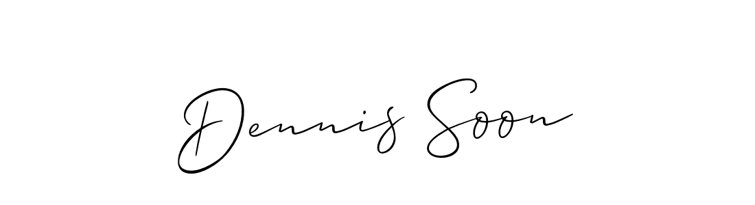 See photos of Dennis Soon official signature by Spectra . Check more albums & portfolios. Read reviews & check more about Allison_Script font. Dennis Soon signature style 2 images and pictures png