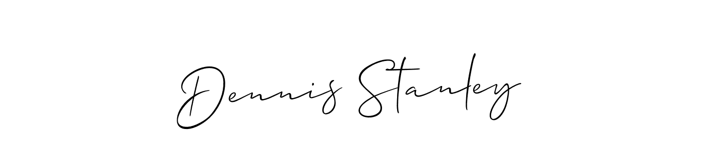 Best and Professional Signature Style for Dennis Stanley. Allison_Script Best Signature Style Collection. Dennis Stanley signature style 2 images and pictures png