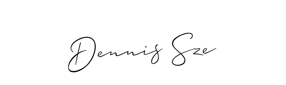 Also we have Dennis Sze name is the best signature style. Create professional handwritten signature collection using Allison_Script autograph style. Dennis Sze signature style 2 images and pictures png