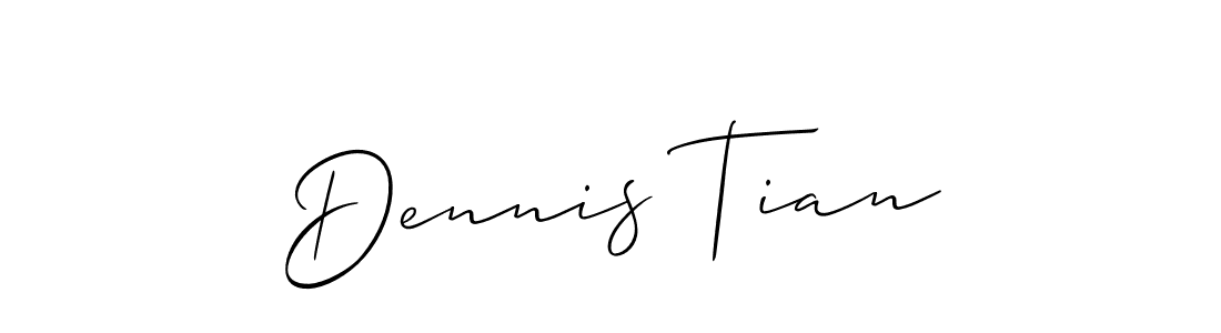 This is the best signature style for the Dennis Tian name. Also you like these signature font (Allison_Script). Mix name signature. Dennis Tian signature style 2 images and pictures png