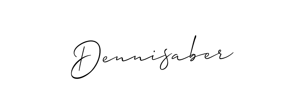 Best and Professional Signature Style for Dennisaber. Allison_Script Best Signature Style Collection. Dennisaber signature style 2 images and pictures png