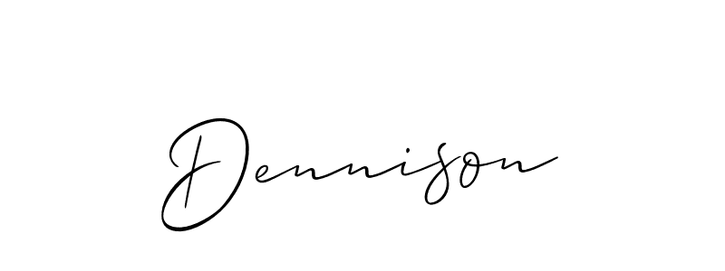 You can use this online signature creator to create a handwritten signature for the name Dennison. This is the best online autograph maker. Dennison signature style 2 images and pictures png