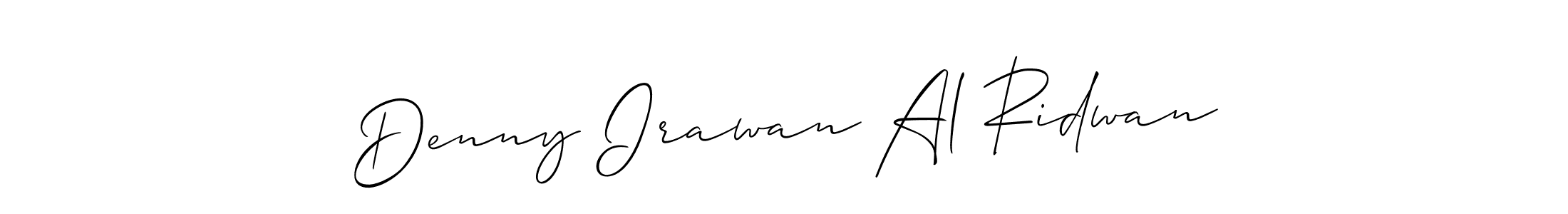 if you are searching for the best signature style for your name Denny Irawan Al Ridwan. so please give up your signature search. here we have designed multiple signature styles  using Allison_Script. Denny Irawan Al Ridwan signature style 2 images and pictures png