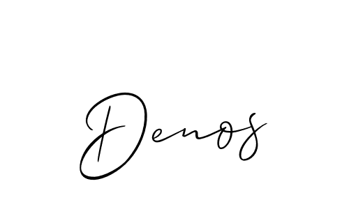 Make a beautiful signature design for name Denos. Use this online signature maker to create a handwritten signature for free. Denos signature style 2 images and pictures png