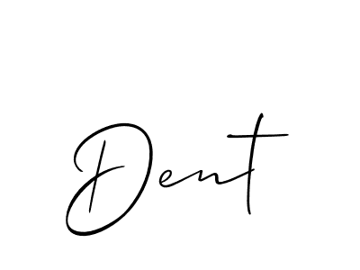 Dent stylish signature style. Best Handwritten Sign (Allison_Script) for my name. Handwritten Signature Collection Ideas for my name Dent. Dent signature style 2 images and pictures png