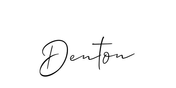 Allison_Script is a professional signature style that is perfect for those who want to add a touch of class to their signature. It is also a great choice for those who want to make their signature more unique. Get Denton name to fancy signature for free. Denton signature style 2 images and pictures png