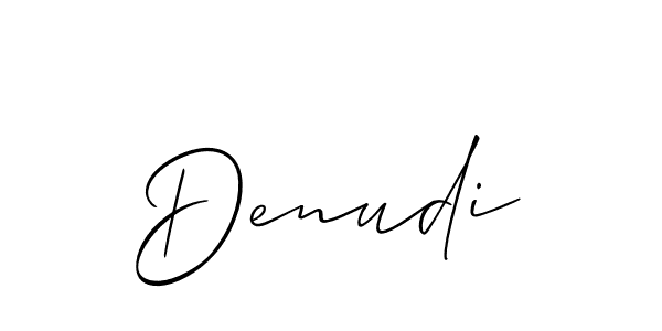 You can use this online signature creator to create a handwritten signature for the name Denudi. This is the best online autograph maker. Denudi signature style 2 images and pictures png