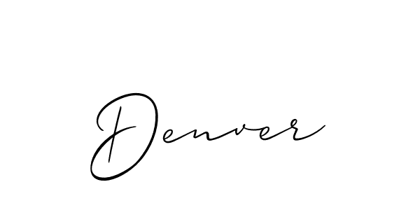 Best and Professional Signature Style for Denver. Allison_Script Best Signature Style Collection. Denver signature style 2 images and pictures png