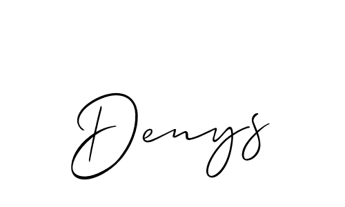 Make a beautiful signature design for name Denys. Use this online signature maker to create a handwritten signature for free. Denys signature style 2 images and pictures png