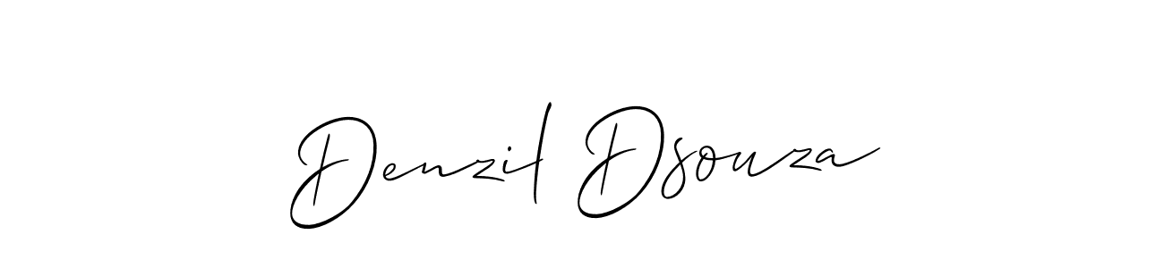 Best and Professional Signature Style for Denzil Dsouza. Allison_Script Best Signature Style Collection. Denzil Dsouza signature style 2 images and pictures png