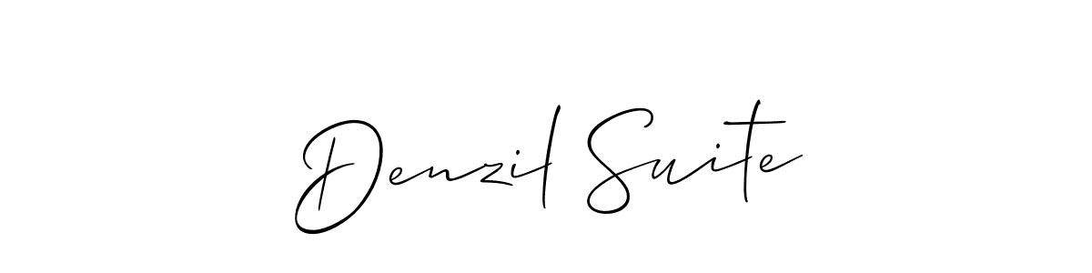 if you are searching for the best signature style for your name Denzil Suite. so please give up your signature search. here we have designed multiple signature styles  using Allison_Script. Denzil Suite signature style 2 images and pictures png