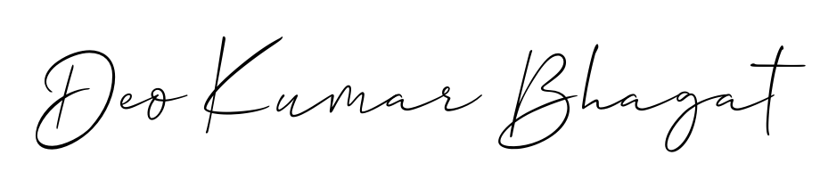 Best and Professional Signature Style for Deo Kumar Bhagat. Allison_Script Best Signature Style Collection. Deo Kumar Bhagat signature style 2 images and pictures png