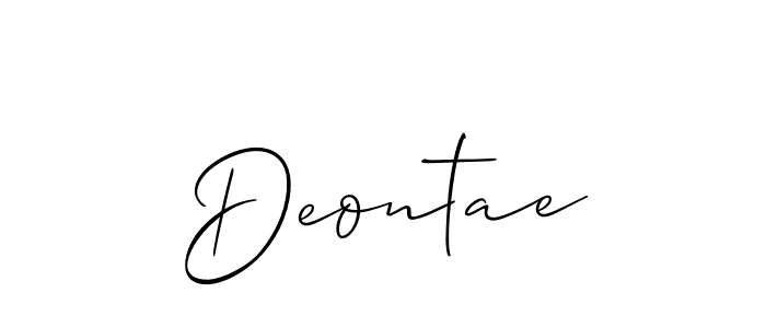 Make a beautiful signature design for name Deontae. Use this online signature maker to create a handwritten signature for free. Deontae signature style 2 images and pictures png