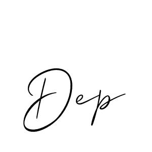 Dep stylish signature style. Best Handwritten Sign (Allison_Script) for my name. Handwritten Signature Collection Ideas for my name Dep. Dep signature style 2 images and pictures png