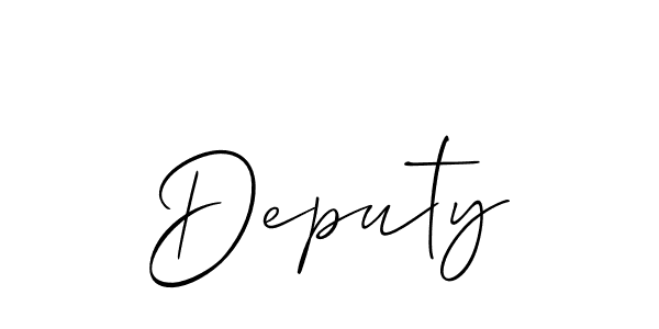 You can use this online signature creator to create a handwritten signature for the name Deputy. This is the best online autograph maker. Deputy signature style 2 images and pictures png