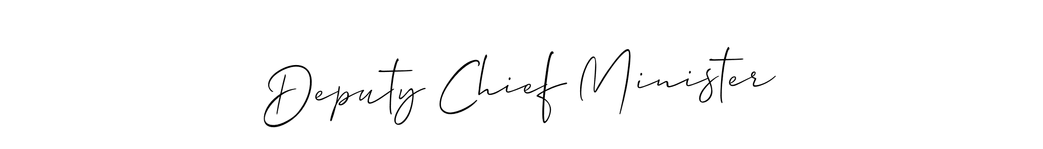 Best and Professional Signature Style for Deputy Chief Minister. Allison_Script Best Signature Style Collection. Deputy Chief Minister signature style 2 images and pictures png