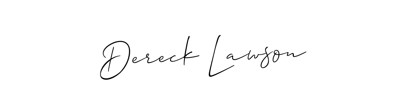 Make a beautiful signature design for name Dereck Lawson. Use this online signature maker to create a handwritten signature for free. Dereck Lawson signature style 2 images and pictures png